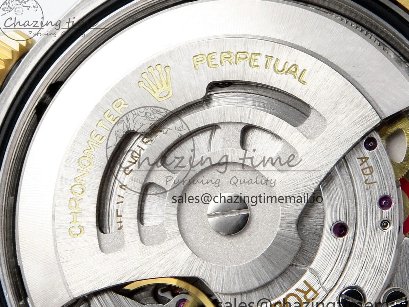 MiroTime 1225 DateJust 36 126233 EWEF Best Edition YG Leaf Dial on SS YG Jubilee Bracelet A Sporty 628